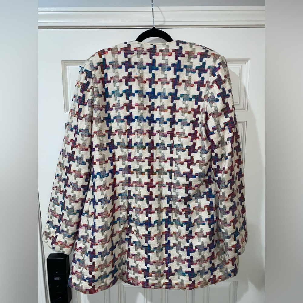 Vintage Patchwork Swing Coat - image 3